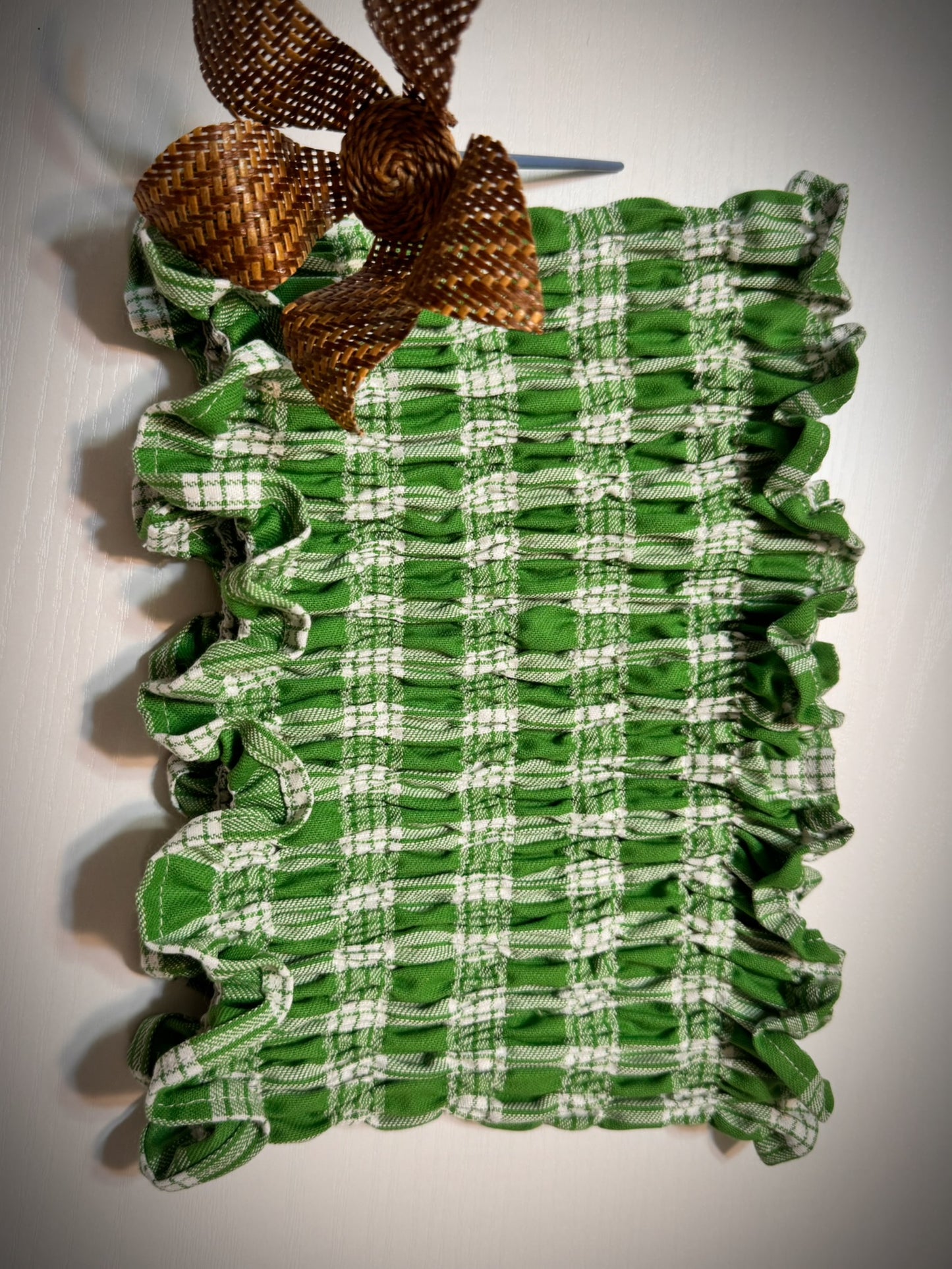 Green Palaka tube top “boob tube”