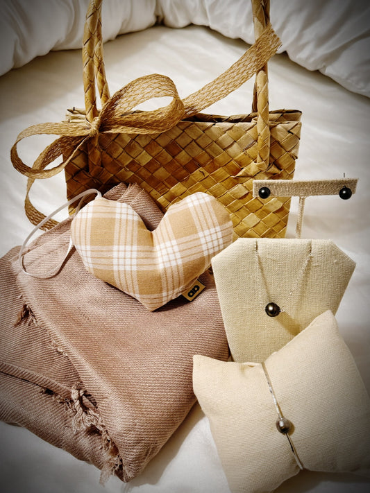 Sand Palaka sterling silver Tahitian pearl gift set