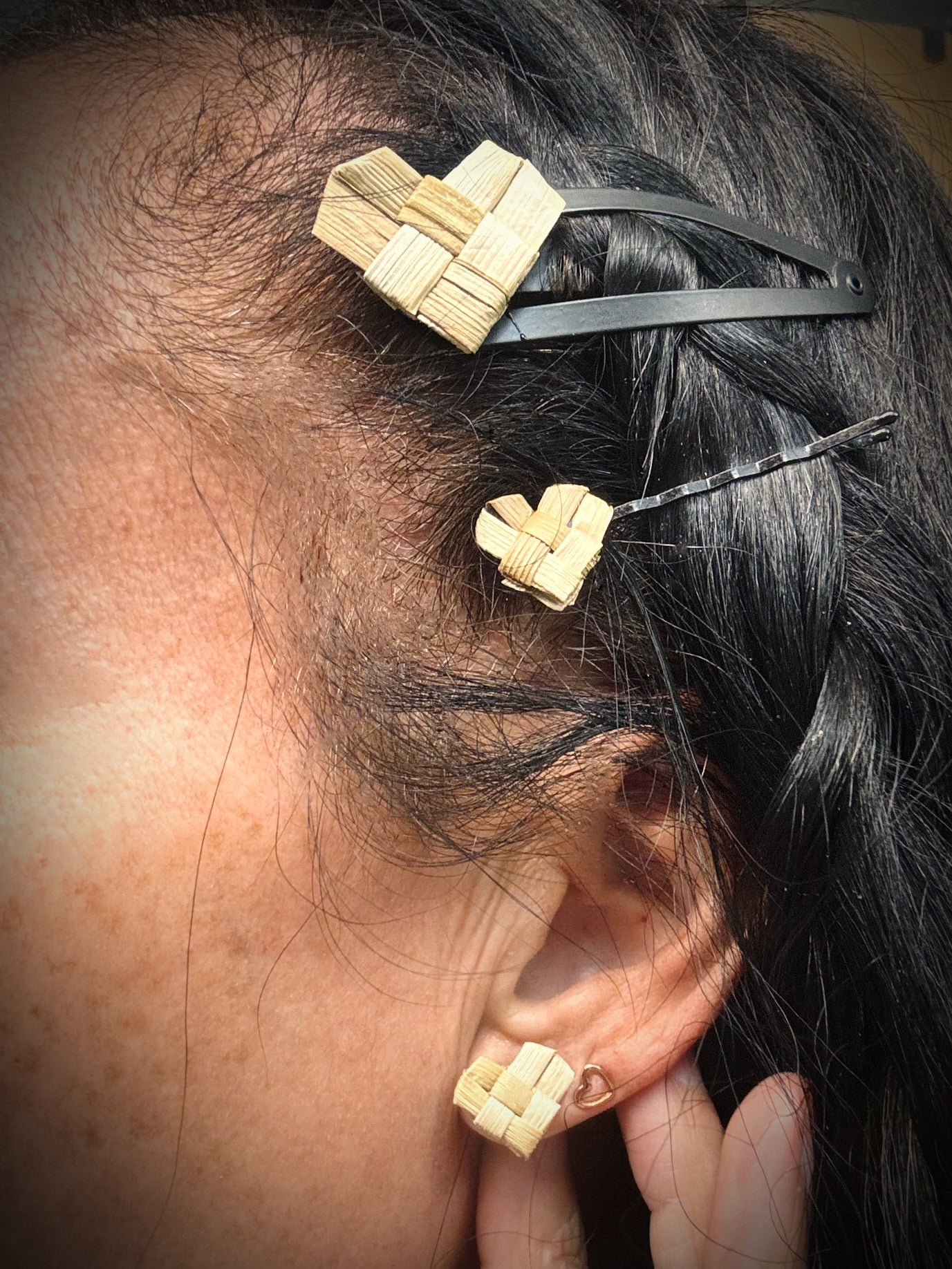 Lauhala woven mini pu’uwai set