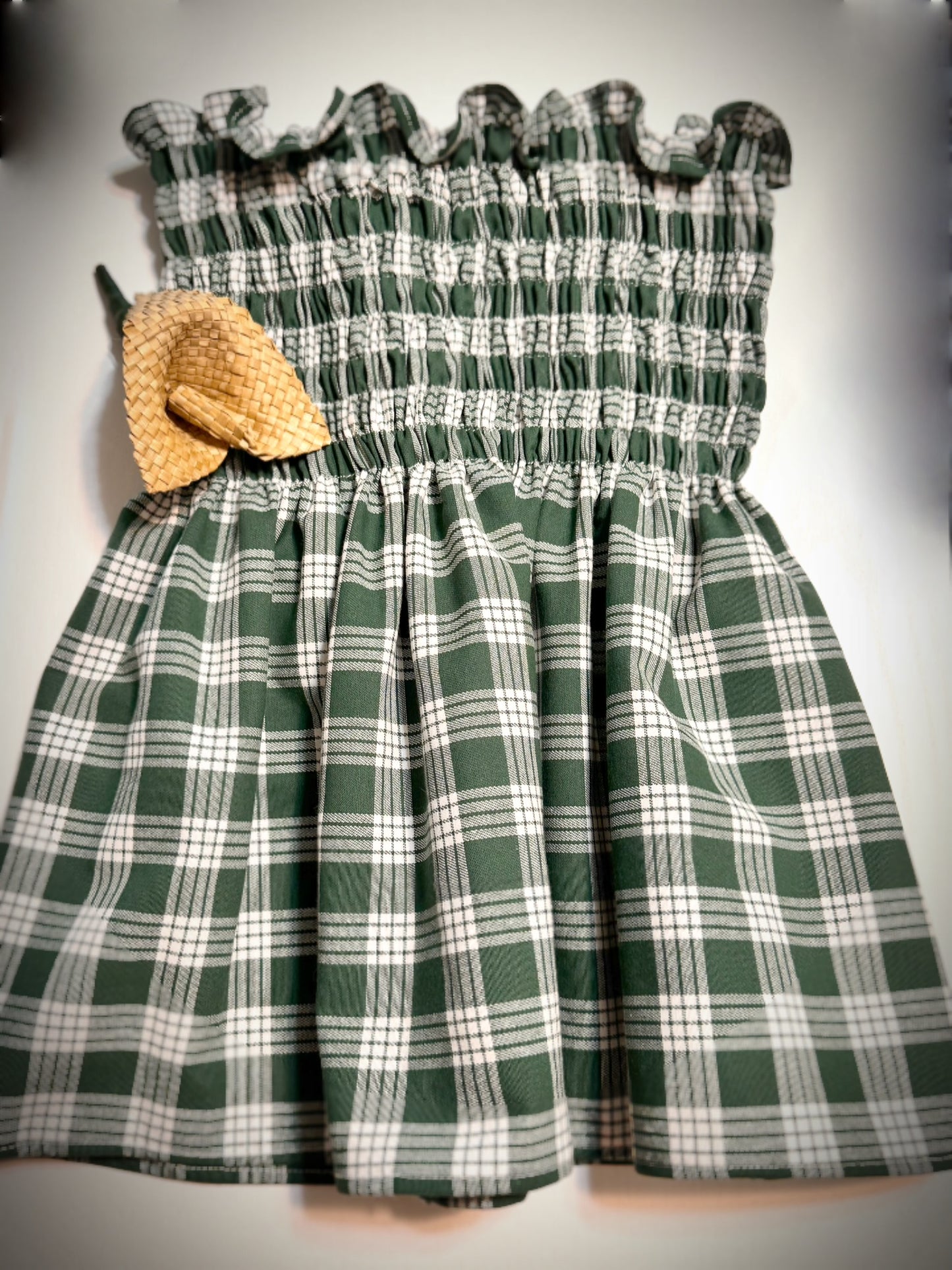 Forest Palaka babydoll top