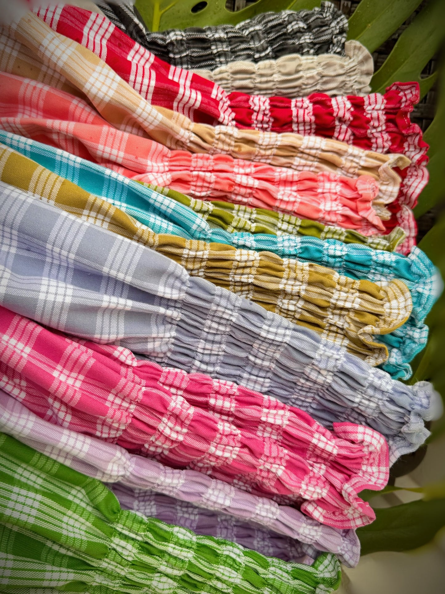 Purple Palaka babydoll top