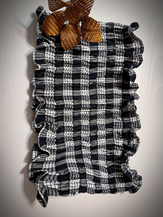 Black Palaka tube top “boob tube”