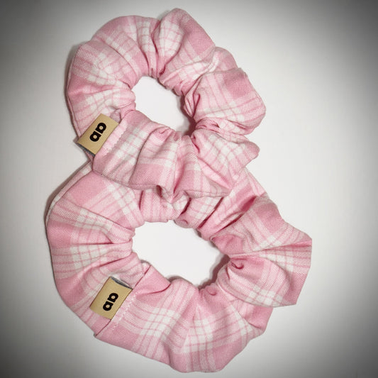 Light pink Palaka scrunchie