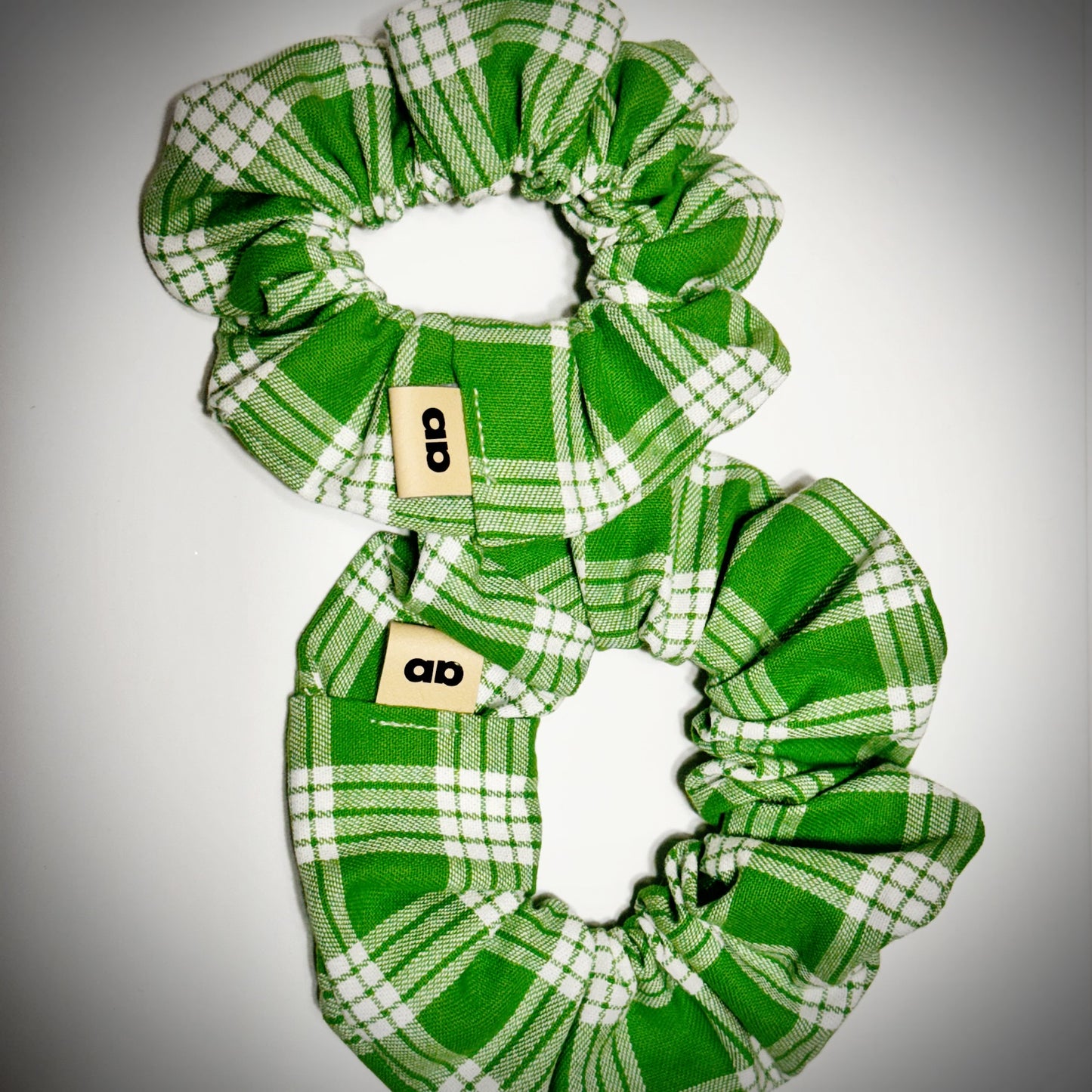 Green Palaka scrunchie