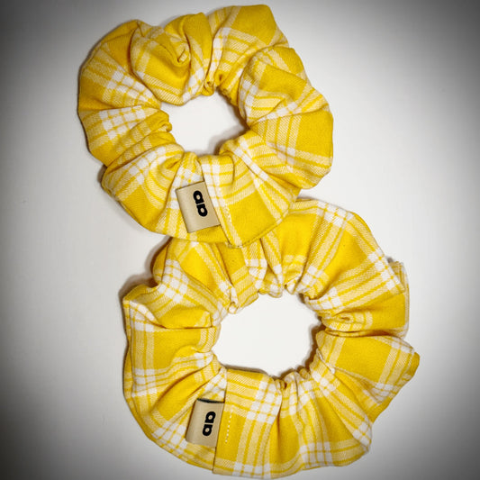 Yellow Palaka scrunchie