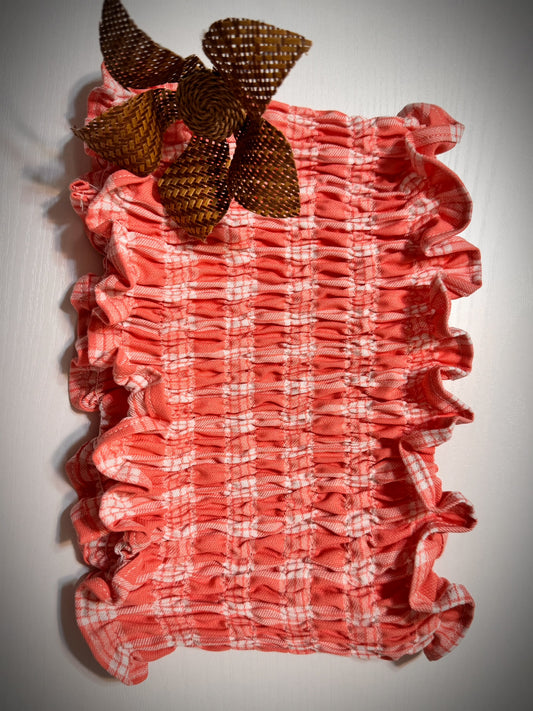 Coral Palaka tube top “boob tube”