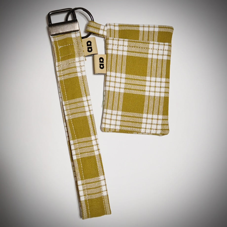 Olive Palaka key fob and pocket pouch