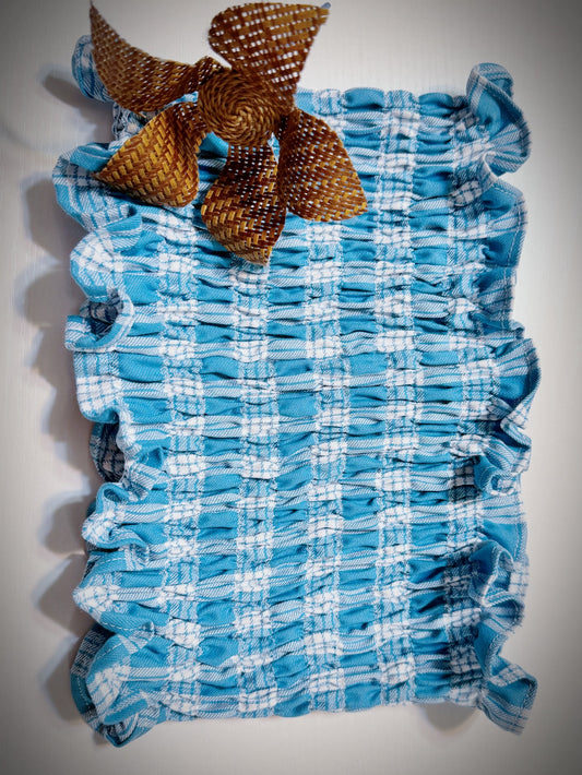 Teal Palaka tube top “boob tube”