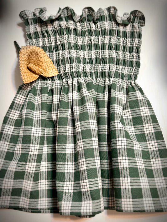 Forest Palaka babydoll top