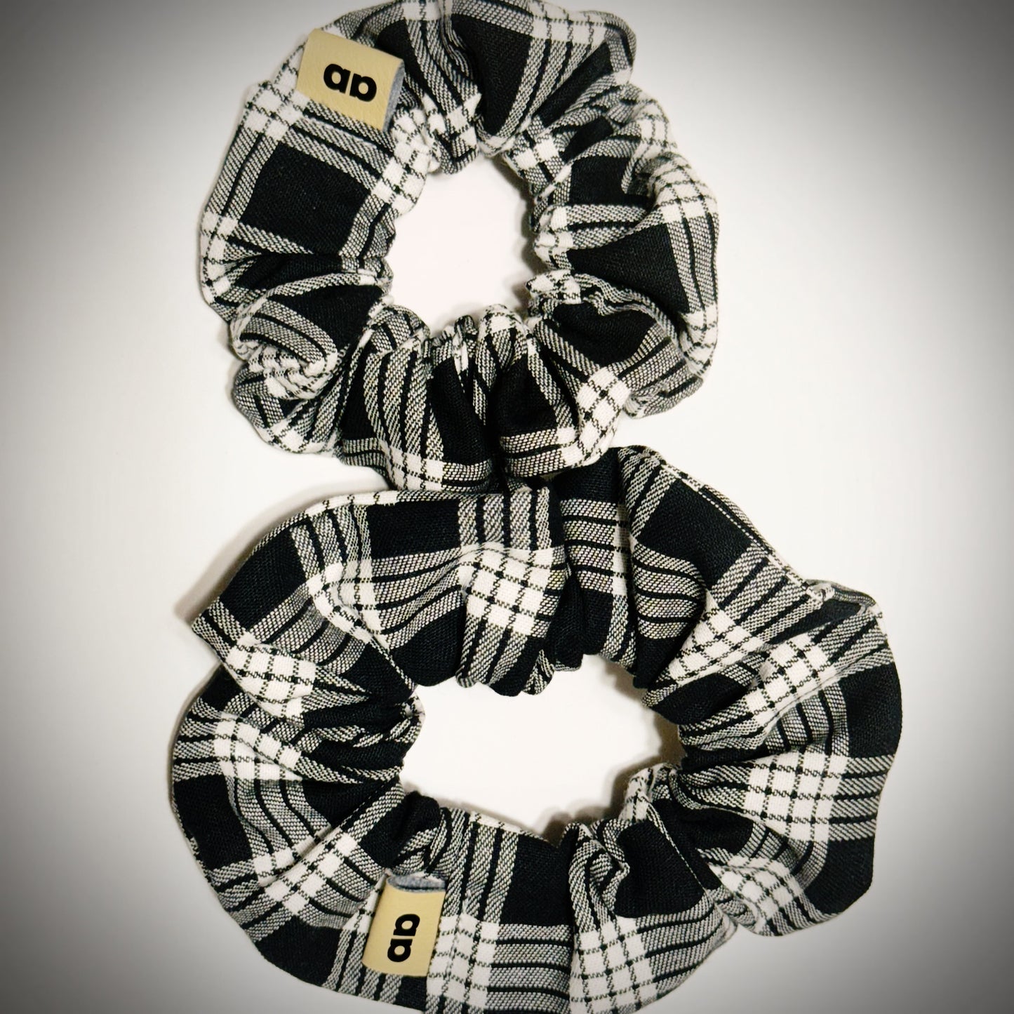 Black Palaka scrunchie