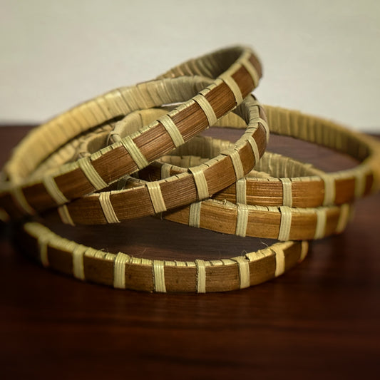 Lauhala maʻalahi woven braclet
