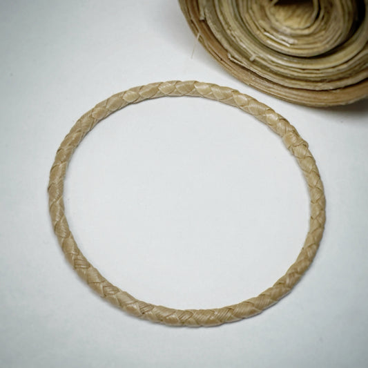 Lauhala lahi woven bangle size 7 1/2